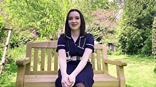 British Nurse Wants You To Cheat On Your Girlfriend And Wank For Her