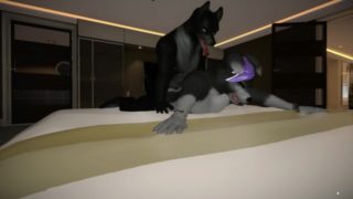 Cute slave getting humped by his master. Animated by: Marolito