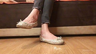 Ballet Flats Shoeplay And Dangling Preview