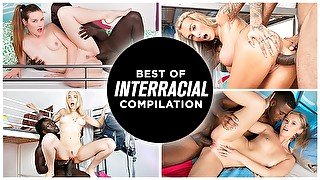 HORNYHOSTEL - BEST OF INTERRACIAL COMPILATION! HOT BABES ON BLACK COCKS - LETSDOEIT