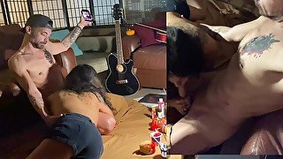 Behind the scenes Halloweenie Set Fuck