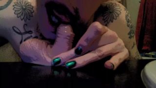 FTM Blowjob Packer, Messy Blowjob, Spit, Eye Contact