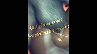 Solo Masturbation with Realistic Ebony Ass Sex Toy