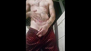 Outside night smoke n stroke