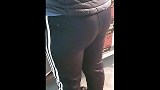 Step Mom take off leggings and Fuck Step Son in Supermarket with 11 Inch of Dick