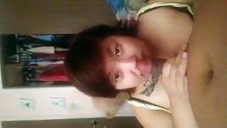 Chinese girl blowjob