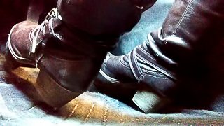 Pedal pumping and cranking in my boots, super close up angle TEASER