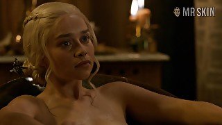 Game Of Thrones nude scenes featuring Emilia Clarke