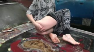 Caught Masterbating At The JunkYard