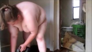 Me naked working with powertools cutting floors huge tits shacking