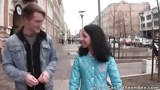 Lucky to fuck a passionate teeny