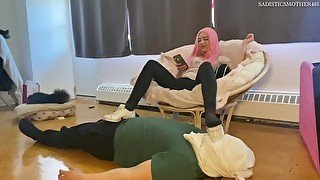 Stinky Shoe Sniffing & Yoga Pants Smothering featuring Mistress Alexis {4K} (PREVIEW)