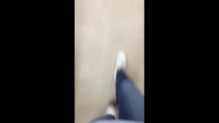 Trampling my slave on the street!!