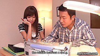 Nanako Takeuchi is one nasty coed and all she wanna do is suck dick