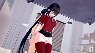 Danganronpa: MAKI GETS CREAMPIED (3D Hentai)