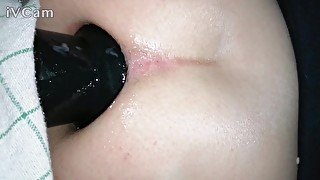 j'entraine mon cul à bien restez ouvert avec un plug de 7cm de diamétre