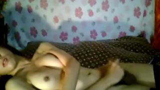 Asian Tranny Jacks Off her Cock