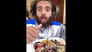 Loaded Plant Based Carne Asada Mac & Cheese from Vegainz La with Rock Mercury via DoorDash