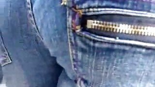 I touched one thick babe's big booty in tight jeans at the subway