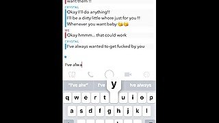 Sexchat Sexting With Friends CHEATING GF on Snapchat !! Snap: TextFantasy