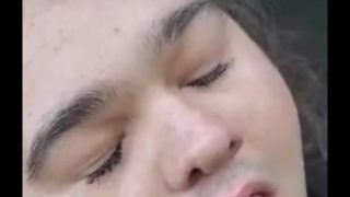 Trans whore gets facial