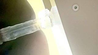 I was so horny I creamed all over this dildo