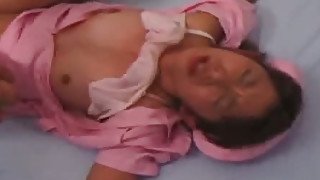 Nurse from Japan Shouko Koike goes wild about riding cock on top