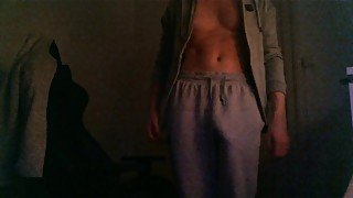 Fit Guy with Big Dick gets Horny while Girlfriend is away (again)