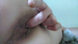 My Fingertip in My Clean Pink Butthole, Then Sucking & Tasting It