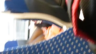 Nylon Strumpfhose und schoene Beine