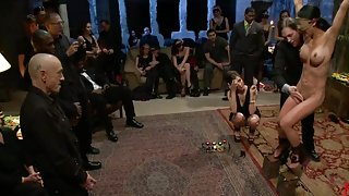 Humiliating a tough beauty