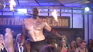 Steamy hot orgy party