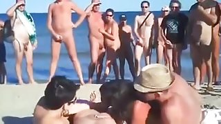 Beach Voyeur - two couples fuck on beach.