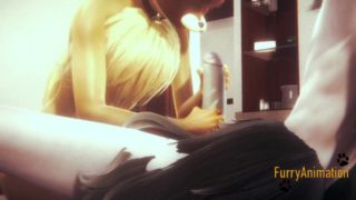 Furry Yaoi - Wolf & Fox Hard Sex